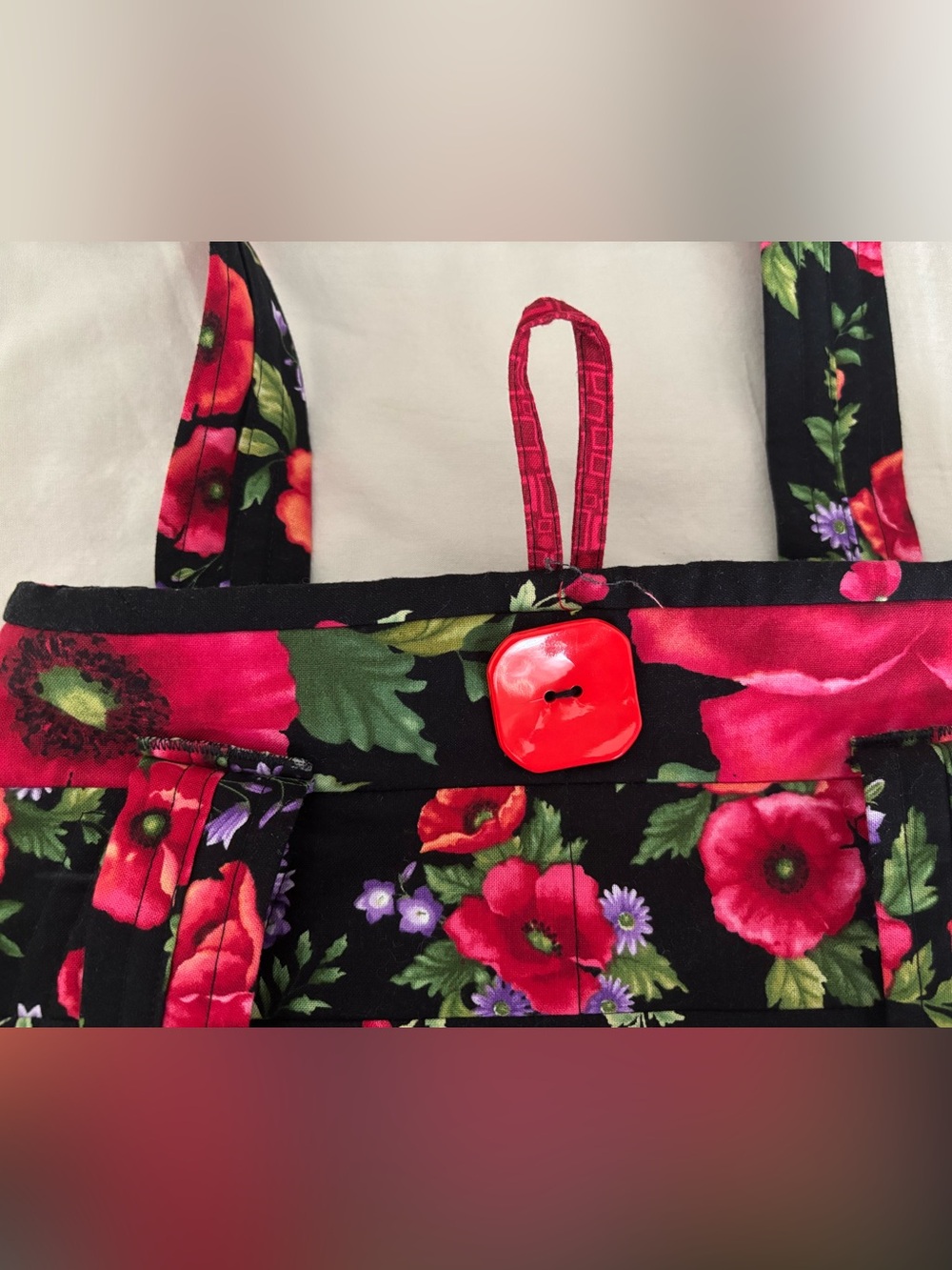 New Handmade Quilted Tote - Quality 100% Cotton Fabrics - Lined - Expert Quality - Picture 3 of 10
